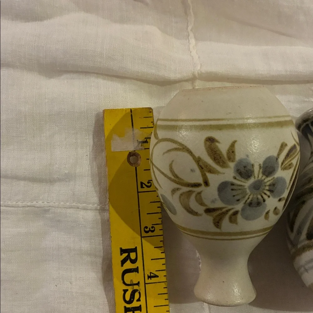 Japan Stoneware Vases Set/2 Stoneware Pottery Bud Vases Creative Decorative Co.